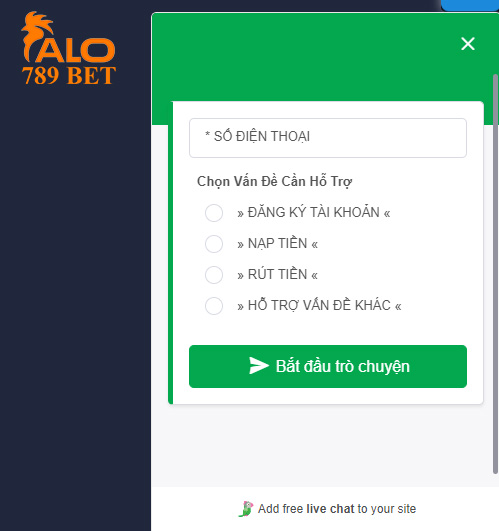 NẠP TIỀN ALO789 1 BƯỚC